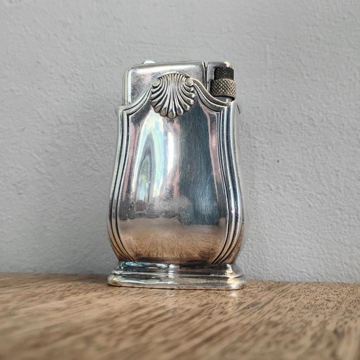 Flaminaire aansteker uit 1950 in sterling zilver, Antiek en Kunst, Antiek | Zilver en Goud, Zilver, Ophalen of Verzenden