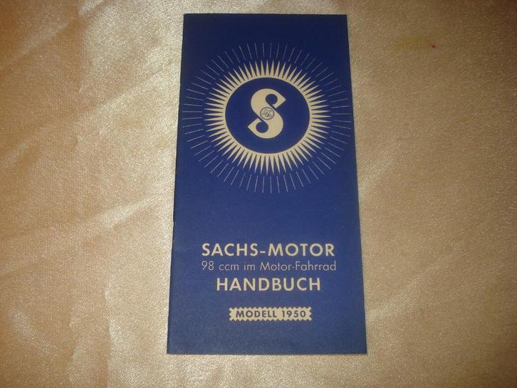 SACHS-MOTOR 98cc im Motor-Fahrrad Ancien Manuel d'Usage, Motos, Modes d'emploi & Notices d'utilisation, Autres marques, Enlèvement ou Envoi