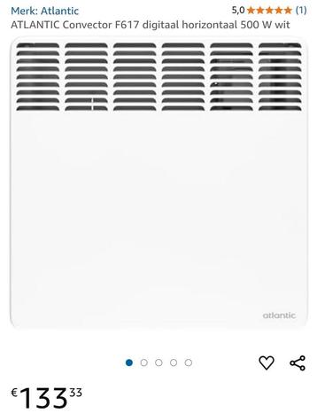 Atlantic convector nieuw 500w beschikbaar voor biedingen