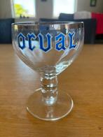 Glazen geëmailleerde brede zilveren rand van Orval, Verzamelen, Biermerken, Ophalen of Verzenden, Zo goed als nieuw