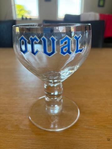 Verre Orval émaillé large bord argenté, Enlèvement ou Envoi, Comme neuf