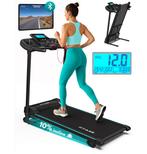 FITAGE Loopband - Wandelband Bluetooth -12km/u met 3 Incline, Sport en Fitness, Fitnessapparatuur, Ophalen, Zo goed als nieuw