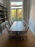 Table de salle à manger en orme massif, Maison & Meubles, Enlèvement, Utilisé, 50 à 100 cm, Rectangulaire