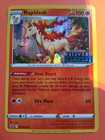 SWSH270 Rapidash - Sword & Shield Black Star Promo 