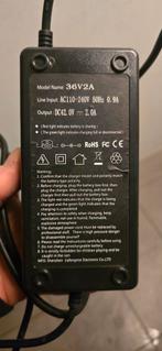 36V 2A (2-polig tulp) Lader Fietsbatterij, Ophalen of Verzenden