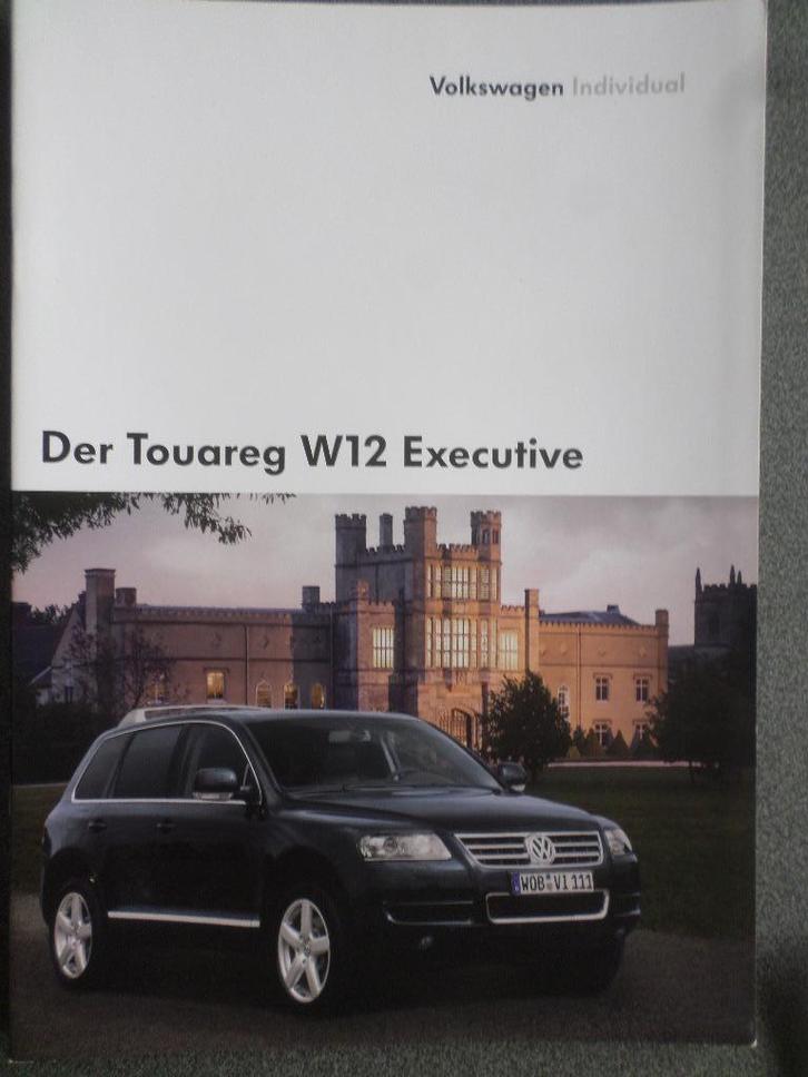 Brochure Volkswagen VW Touareg W12 Executive, Livres, Autos | Brochures & Magazines, Volkswagen, Enlèvement ou Envoi