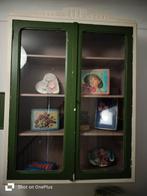 Oude Franse keuken vitrinekast hangkast, Antiek en Kunst, Ophalen