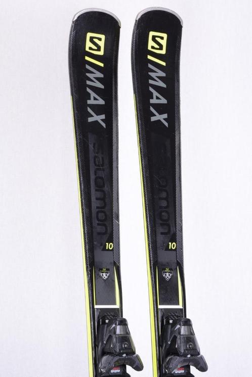 155 cm ski's SALOMON SMAX 10 Ti, woodcore, titan, edge, Sport en Fitness, Skiën en Langlaufen, Gebruikt, Ski's, Ski, Salomon, Carve