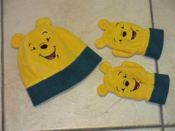 Muts en wanten Winnie the Pooh, als nieuw beschikbaar voor biedingen