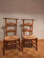 Chaises d'église 4 pièces, Rustiek, Brun, Enlèvement, Utilisé