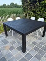 Teak houten tuintafel vierkant 8 personen, Tuin en Terras, Tuintafels, Ophalen, Gebruikt, Vierkant, Teakhout