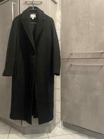 H&M zwarte lange jas S, H&M, Zwart, Ophalen of Verzenden, Maat 36 (S)