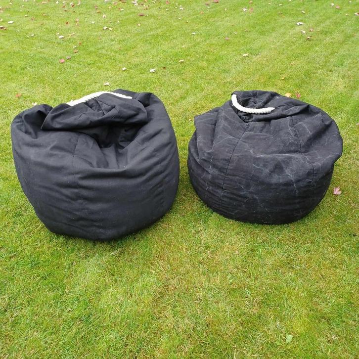 Zitzakken te koop, Huis en Inrichting, Zitzakken, Zo goed als nieuw, Zitzak, Ophalen