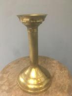 Antieke Kandelaar Vergulde Messing (Brass), Ophalen of Verzenden