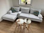 Mooie hoekzetel / hoeksalon met longchair zeer goede staat, Ophalen, Gebruikt, 75 tot 100 cm, Stof