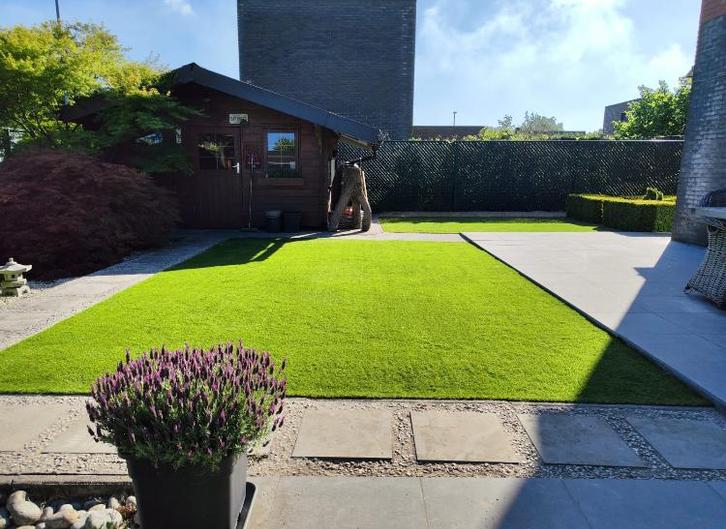 Kunstgras geplaatst vanaf €37,50/m2, Tuin en Terras, Gras en Kunstgras, Zo goed als nieuw, Kunstgras, Ophalen