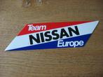 Ancien autocollant Team Nissan Europe, Collections, Autocollants, Voiture ou Moto, Enlèvement ou Envoi, Neuf