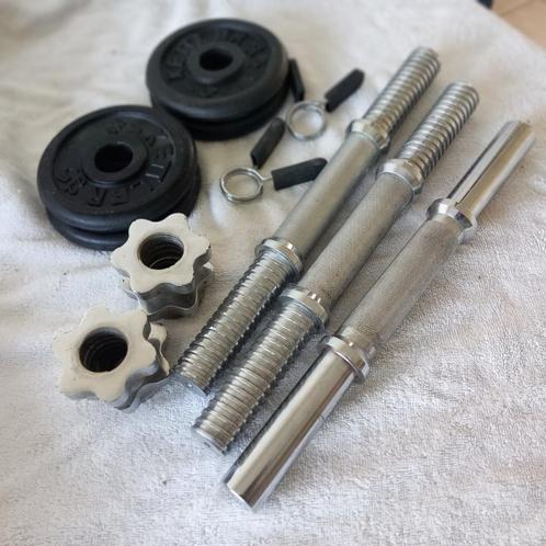 HALTERES, Sport en Fitness, Fitnessmaterialen, Gebruikt, Dumbbell, Armen, Buik, Ophalen