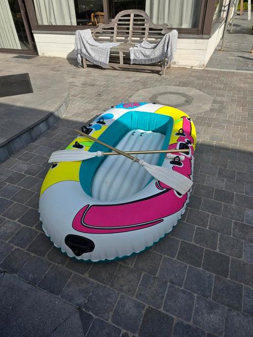 Opblaasbare rubberen boot 224 x 142 cm, Watersport en Boten, Windsurfen, Zo goed als nieuw, Ophalen of Verzenden