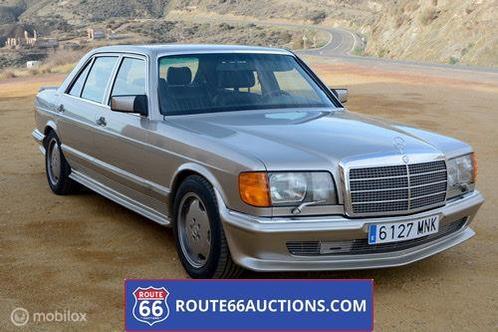 Mercedes 500 SEL AMG Sedan | Route 66 Auctions, Auto's, Oldtimers, Bedrijf, Te koop, Lederen bekleding, Mercedes-Benz, Benzine