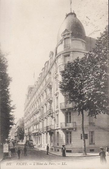 1909 - FRANKRIJK - Vichy: L'Hôtel du Parc beschikbaar voor biedingen