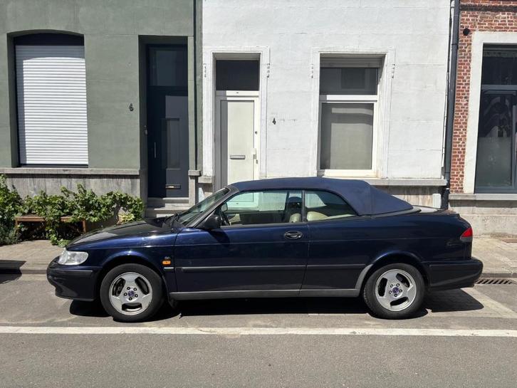 Saab 9-3 cabriolet uit 1999 Te Koop!, Autos, Saab, Particulier, Saab 9-3, Essence, Euro 2, Cabriolet, 3 portes, Automatique, Bleu