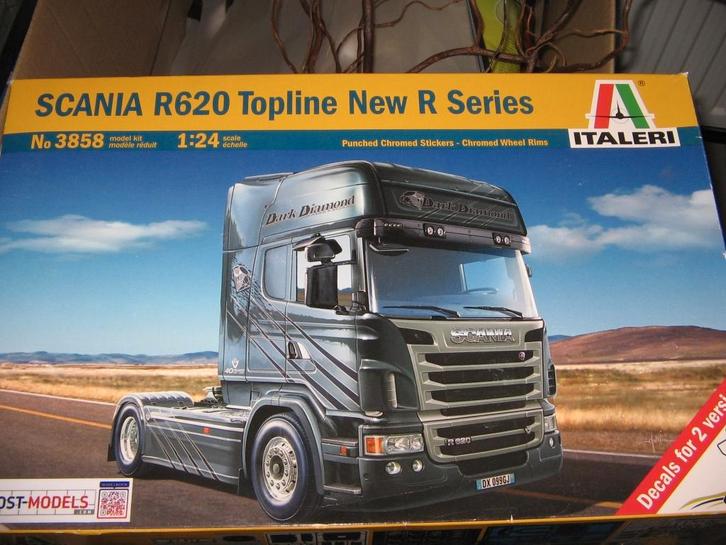 bouwdozen van vrachtwagens op 1/25, Hobby en Vrije tijd, Modelbouw | Auto's en Voertuigen, Nieuw, Truck, Italeri, Ophalen of Verzenden