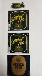 Ginder-Ale, étiquettes (55), Collections, Marques de bière, Comme neuf, Enlèvement ou Envoi