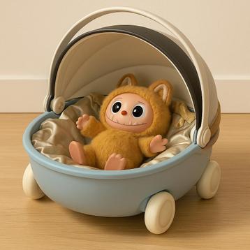 New!!! Labubu show kinderwagen incl. Kleedje beschikbaar voor biedingen