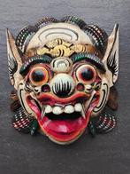 Barong masker/Indonesië/Bali/handgemaakt/wit, Ophalen of Verzenden