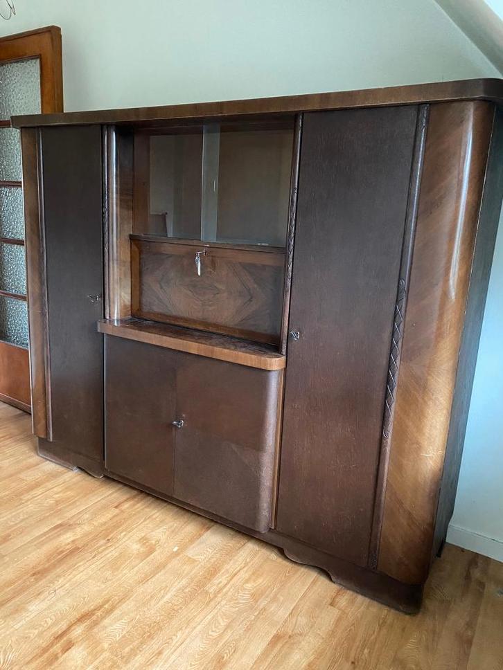 wandmeubel, Huis en Inrichting, Kasten | Wandmeubels, Gebruikt, 150 tot 200 cm, 150 tot 200 cm, 50 tot 75 cm, Met deur(en), Met plank(en)