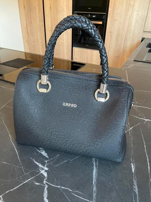 Liu jo handtas, Handtassen en Accessoires, Tassen | Damestassen, Zo goed als nieuw, Handtas, Zwart, Ophalen