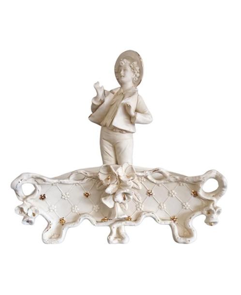 grote jardinière in witte bisquit., Antiek en Kunst, Curiosa en Brocante, Ophalen