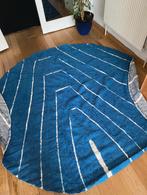 Ronde vloerkleed, Huis en Inrichting, Stoffering | Tapijten en Vloerkleden, Ophalen, Zo goed als nieuw, Blauw, Rond