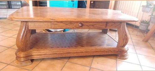 Table de salon en chêne, Huis en Inrichting, Tafels | Salontafels, Gebruikt, Eikenhout, Ophalen