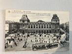POSTKAART BRUSSEL NOORDSTATION ROGIERPLEIN (WALSCHAERTS), Verzenden, 1920 tot 1940, Ongelopen, Brussel (Gewest)
