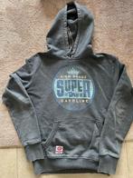 Superdry - hoody sweater - maat M, Vêtements | Hommes, Pulls & Vestes, Comme neuf, Taille 48/50 (M), Bleu, Enlèvement ou Envoi