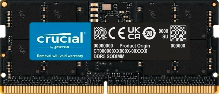 Crucial CT16G56C46S5 (DDR5 16GB), Computers en Software, RAM geheugen, Nieuw, Desktop, 16 GB, DDR5, Ophalen of Verzenden
