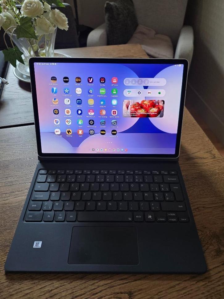 Samsung Galaxy Tab S10 + WIFI 256 GB incl. keyboard cover, Computers en Software, Android Tablets, Nieuw, Wi-Fi, 12 inch, 256 GB