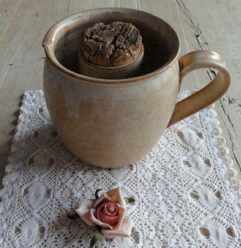Franse gres kan voor gekoelde wijn / drankjes, Antiek en Kunst, Curiosa en Brocante, Ophalen of Verzenden