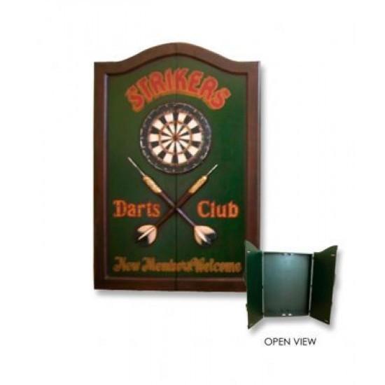 Dartkast 91 cm - dartkast hout, Sport en Fitness, Darts, Nieuw, Ophalen