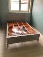 Bed (twijfelaar) Bauwens, eventueel inclusief matras, Huis en Inrichting, Slaapkamer | Bedden, Ophalen, Zo goed als nieuw, Twijfelaar