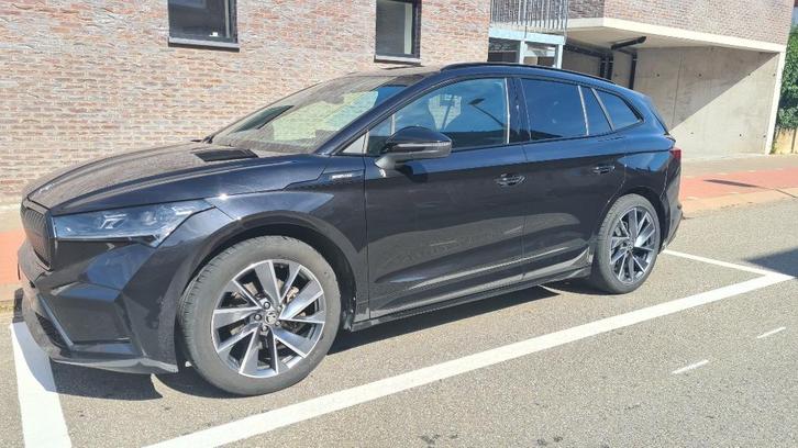 Skoda Enyaq Enyaq iV 80 Sportline 2023 Elektrisch, Auto's, Skoda, Particulier, Enyaq, 4x4, ABS, Achteruitrijcamera, Adaptieve lichten