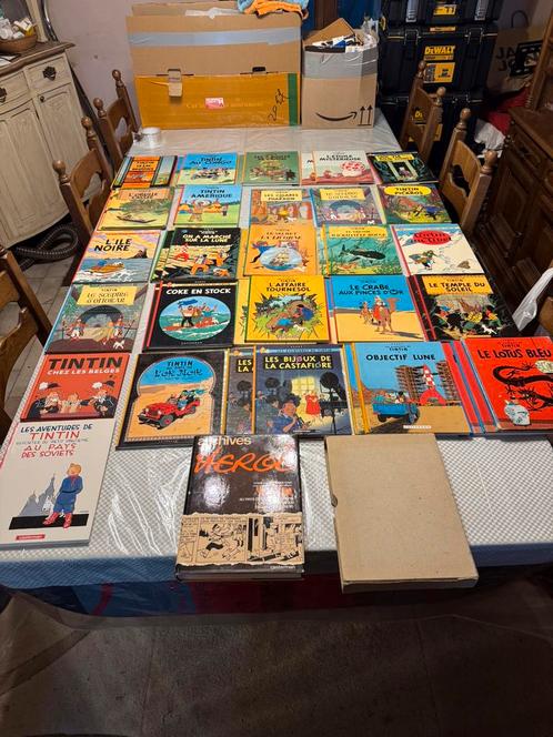 Tintin, Boeken, Stripverhalen, Gelezen, Meerdere stripboeken