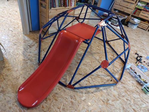 Module d'escalade avec tobogan, Kinderen en Baby's, Speelgoed | Buiten | Speeltoestellen, Zo goed als nieuw, Glijbaan, Klimnet