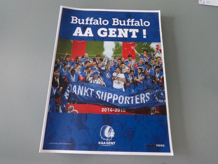 Buffalo AAGent supporters boek 2014-2015, Boeken, Sportboeken, Zo goed als nieuw, Balsport, Ophalen of Verzenden