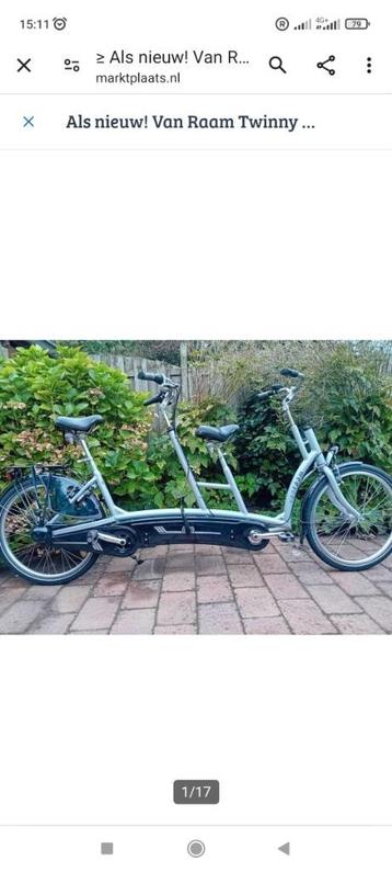 Tandem Van Raam Twinny à Zgst, Enlèvement ou Envoi