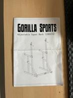 Gorilla sports Adjustable squat rack, Ophalen, Zo goed als nieuw, Benen, Overige typen
