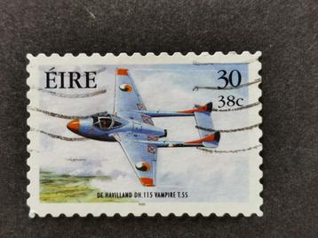 Irlande 2000 - avion militaire De Havilland Vampire, Enlèvement ou Envoi, Irlande, Affranchi
