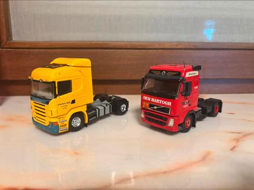 Tekno de rijke / den hartogh trekker 1:50, Hobby en Vrije tijd, Modelauto's | 1:50, Gebruikt, Bus of Vrachtwagen, Tekno, Ophalen of Verzenden